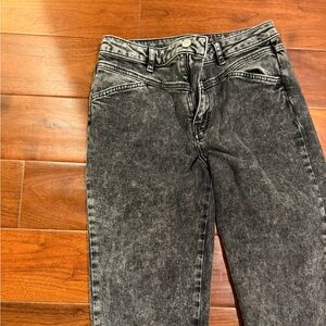 Maje Acid Wash straight leg denim jeans